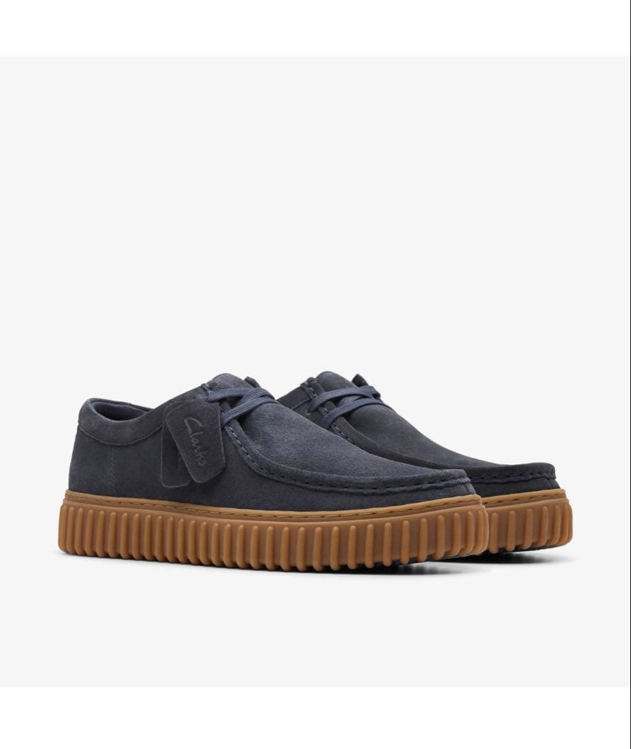 Clarks トールロー ネイビー28