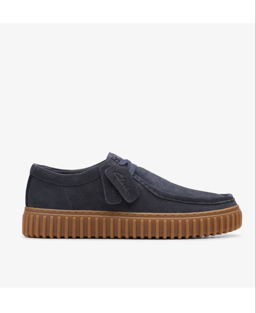 Clarks トールロー ネイビー28