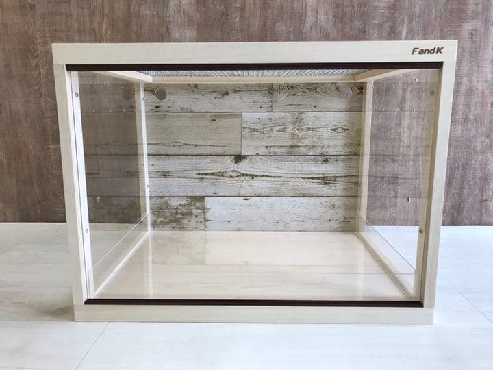 ＦandＫ爬虫類木製ケージ　ハリネズミ仕様　600×450×450