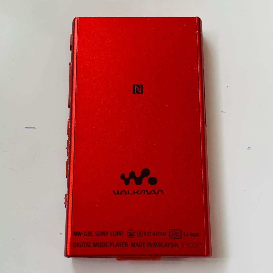 美品！SONY ソニー WALKMAN ウォークマン NW-A35 レッド