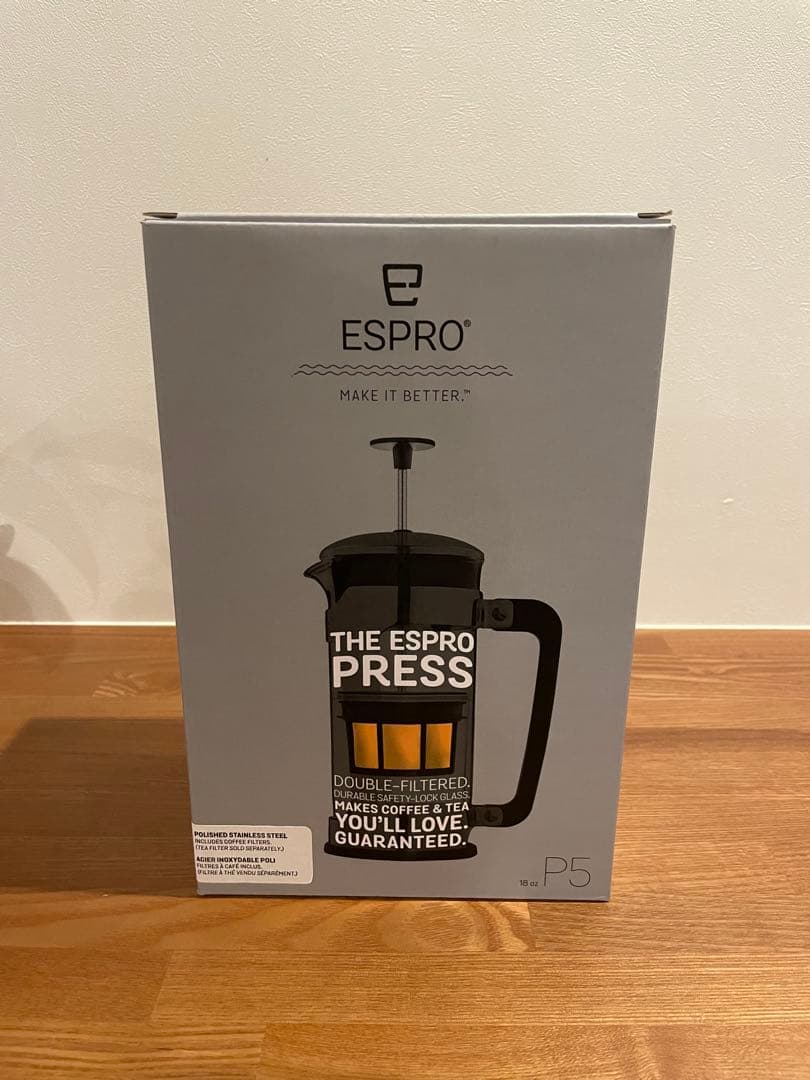 コーヒー　エスプロ　水筒　プレス