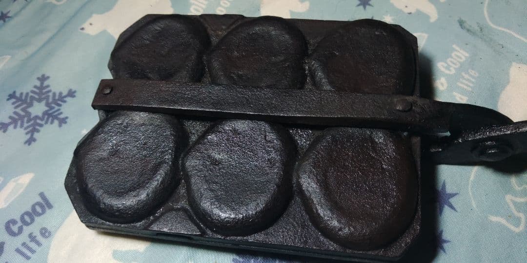 鋳物焼型栗六個取りたい焼き器