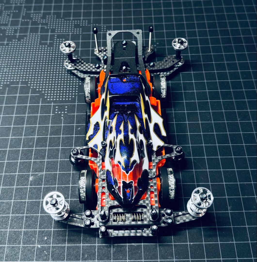 ミニ四駆 MSフレキ フルカーボン フルギミック 完成品 サンダーショットJr.