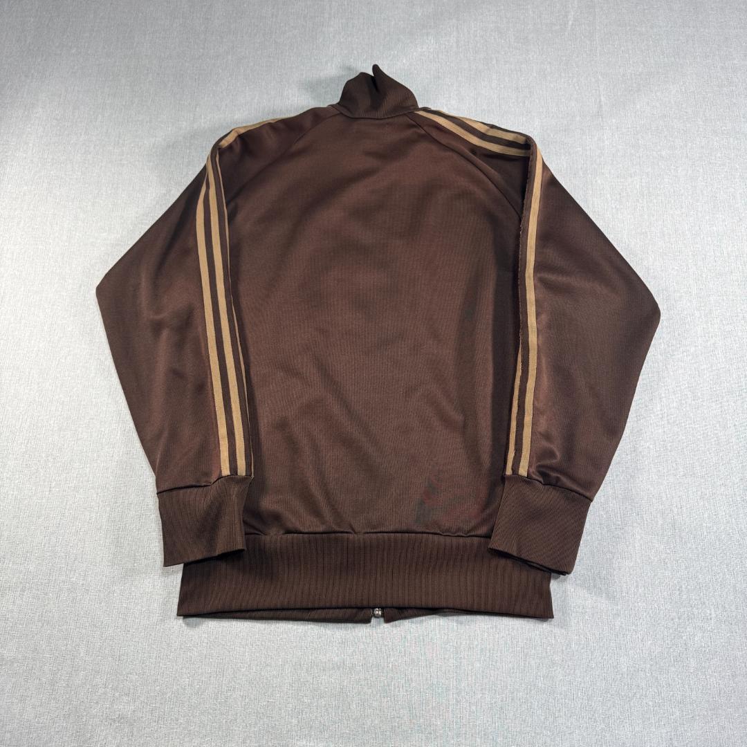 adidas ビンテージ アディダス トラックジャケット ブラウン トルコ製 L