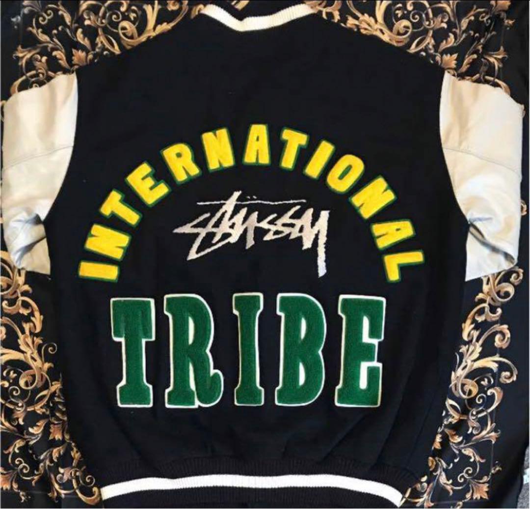 専用OLDSTUSSY/タグ欠損ISTバーシティージャケットスタジャン