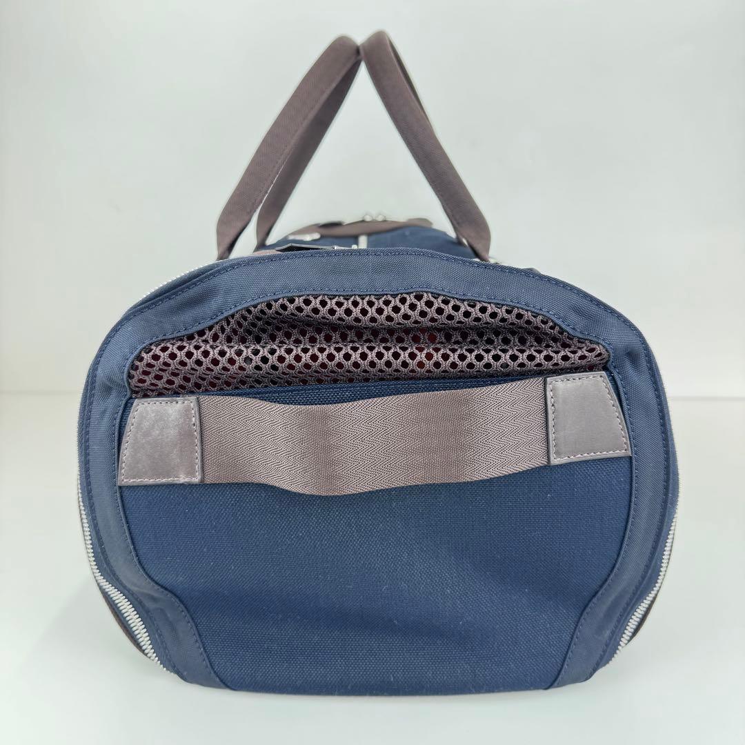 新品未使用　HERMES エルメス　犬用キャリーバッグ　ネイビー　ブラウン