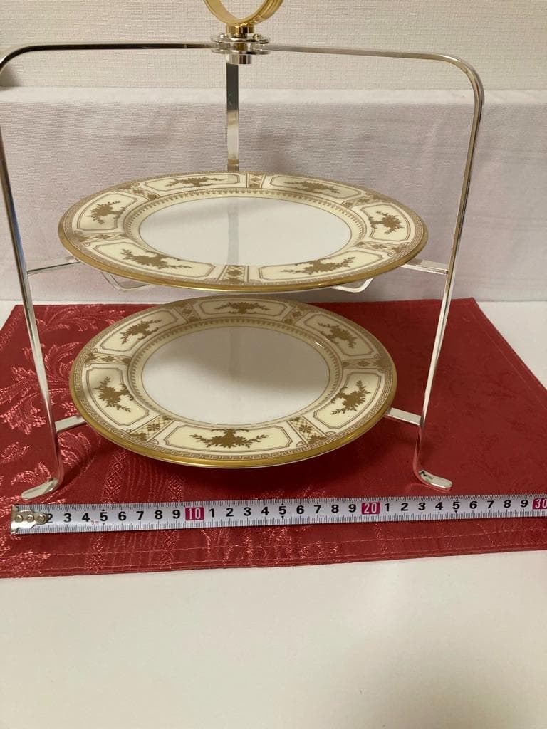 21cmプレート用ハイティースタンド ノリタケ　アフタヌーンティー　2段