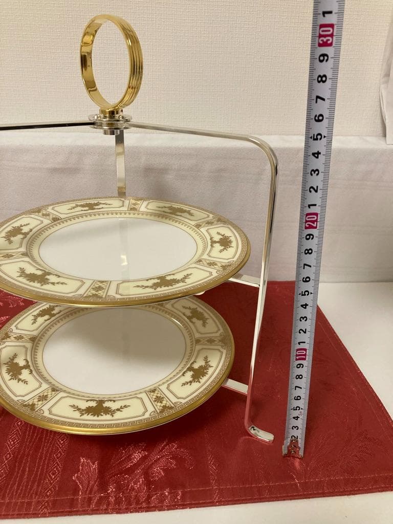 21cmプレート用ハイティースタンド ノリタケ　アフタヌーンティー　2段