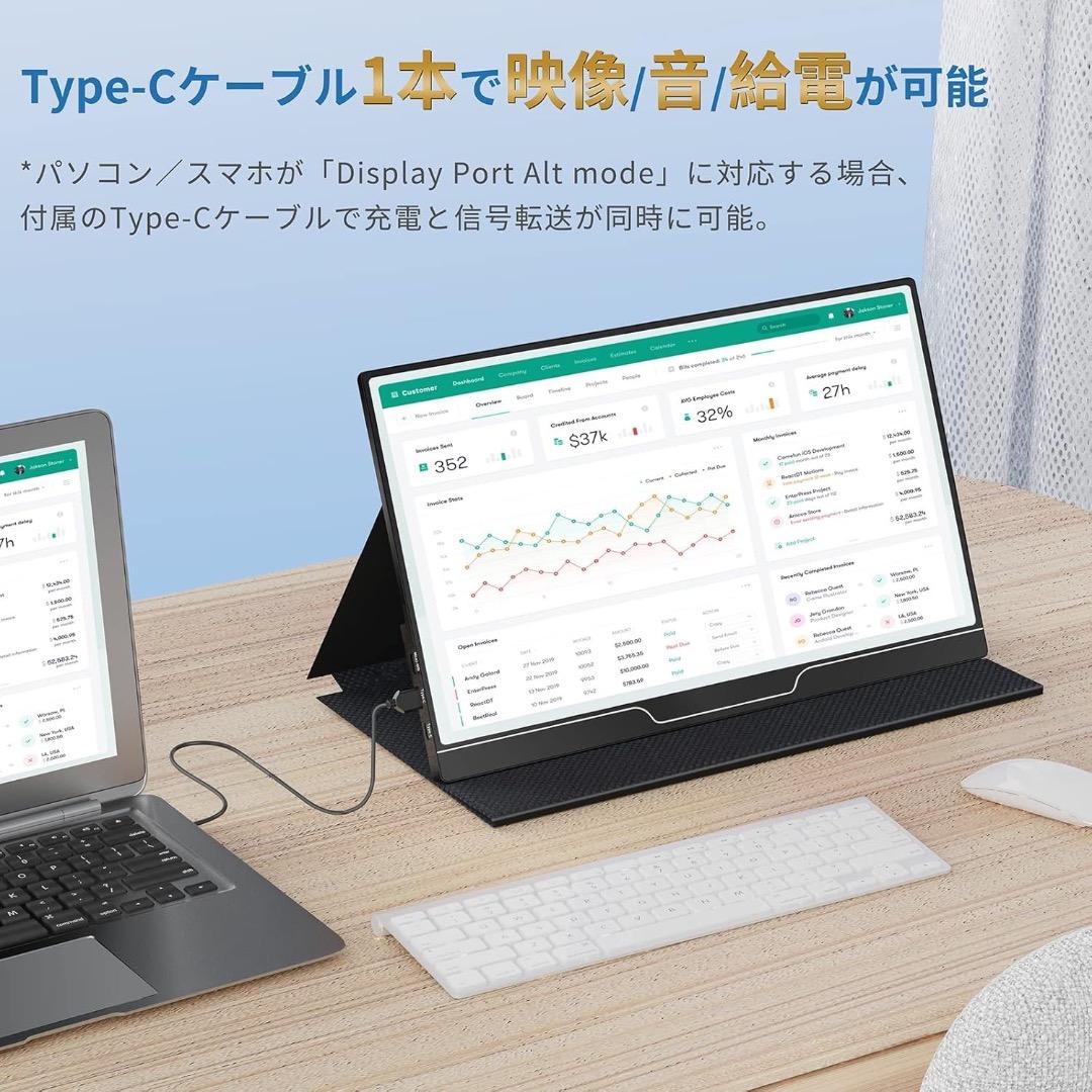 【未使用・新品】15.6インチ ポータブル・モニター