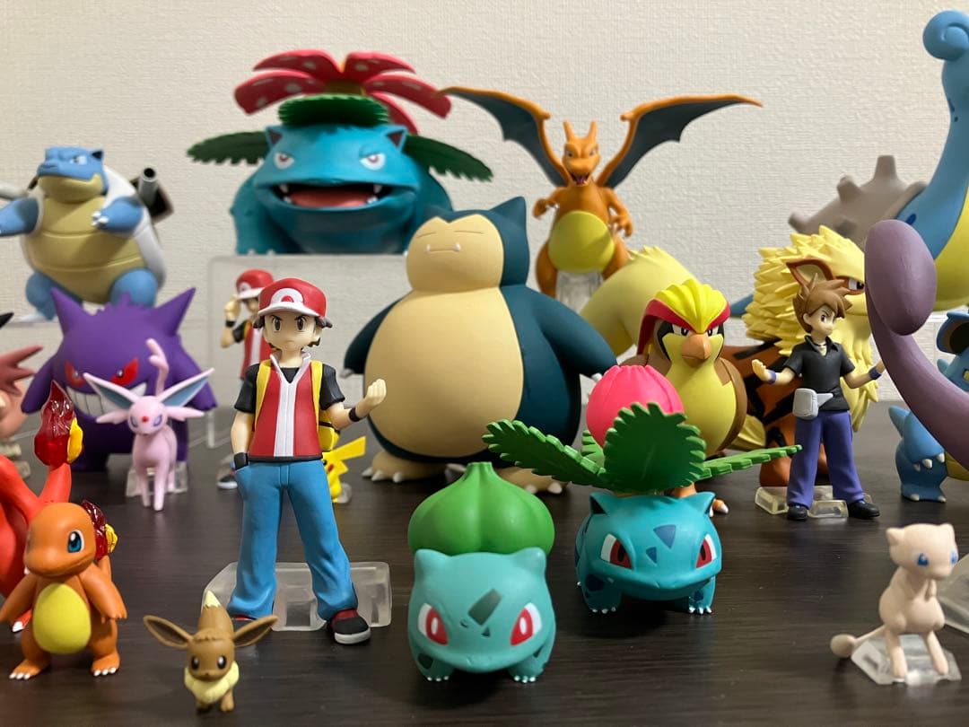 ポケモンスケールワールド　カントー地方セット　リーフ　サカキ　グリーン　　29体