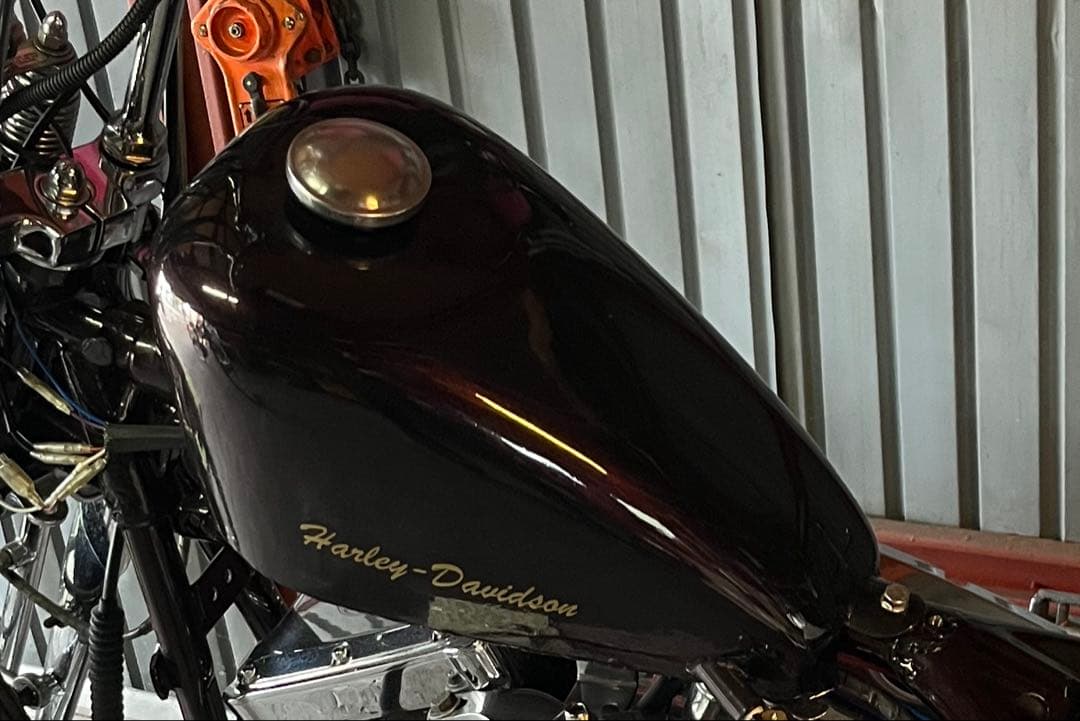 Harley Davidson スポーツスタータンク 加工品 ロートンネル 汎用