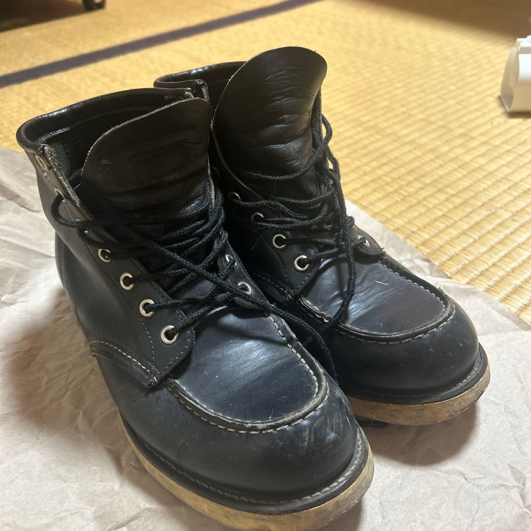 レッドウィングブーツ　アメカジ　メンズ　ブラック