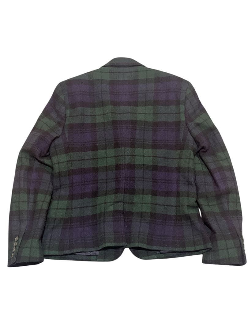 POLOラルフローレン タータンチェック柄 ウールジャケット 160 カシミヤ混