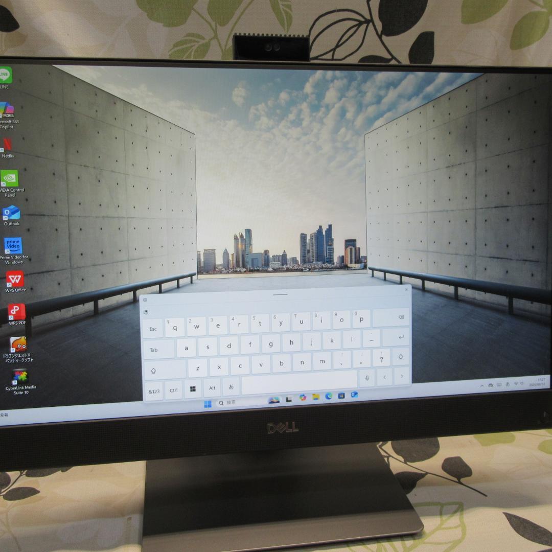究極一体型Win11公式対応i7/メ16G/SSD+HDD/グラボ/タッチ/無線