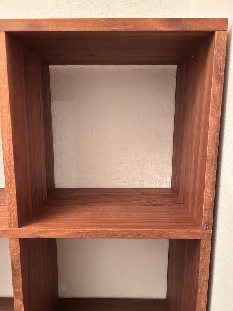 無印良品 スタッキングシェルフ ウォールナット 3×3段