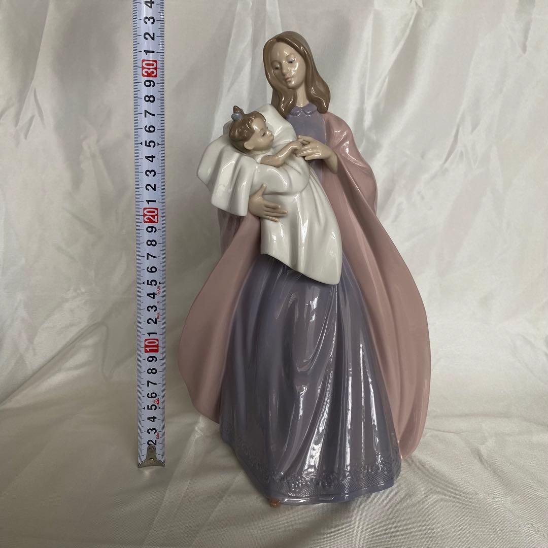 リヤドロ　赤子と母　陶器　せともの　NAOシリーズ　1300