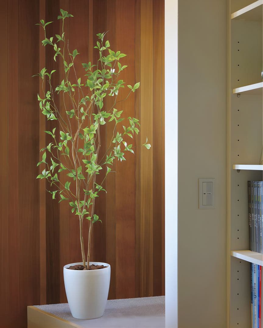 光触媒　人工観葉植物　ウォールグリーン　フェイクグリーン　クロモジ1.6