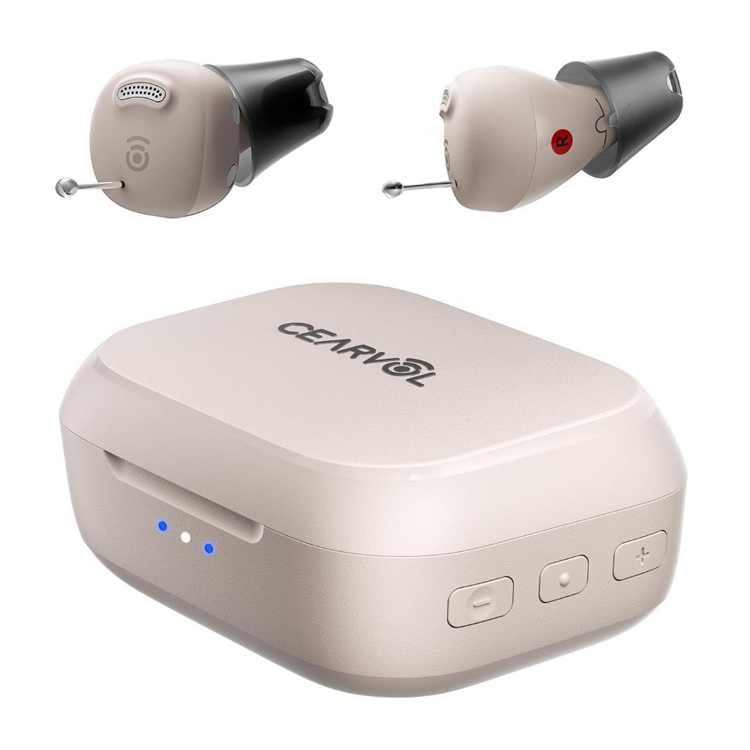 Cearvol Nano 集音器 ワイヤレスイヤホン 30dB増幅 簡易補聴器