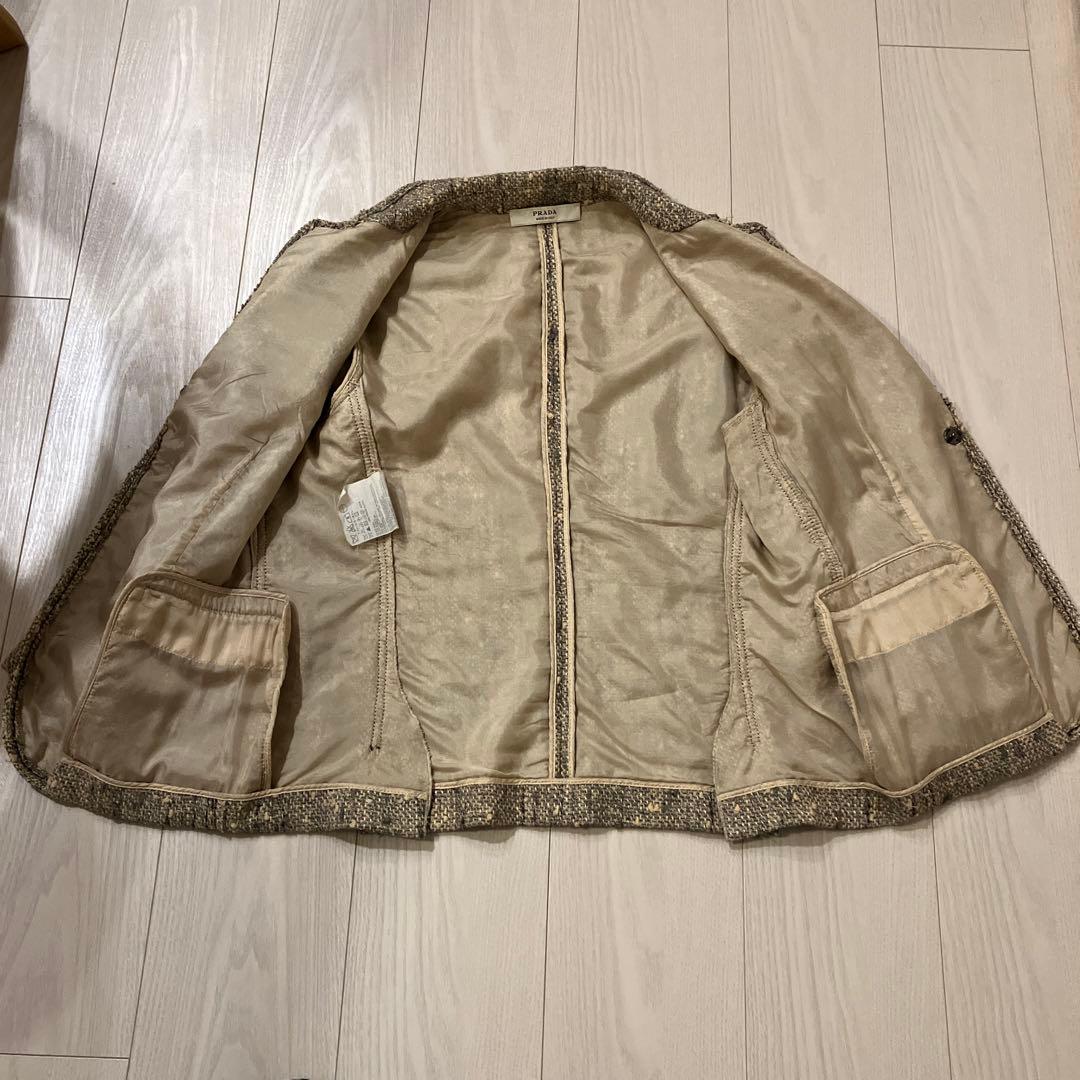 PRADA ツィードジャケット　サイズ42