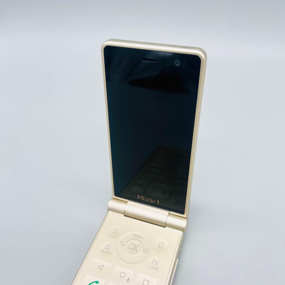 箱付　Mode1 ガラケー 型 SIMフリー RetroII レザー調 ブラック