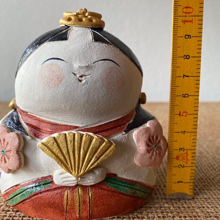美濃焼　柔らかな表情の手作りのお雛様
