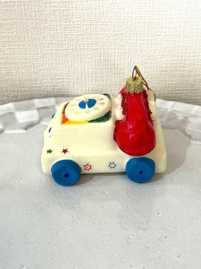 ガラスオーナメント　ビンテージトイフォン