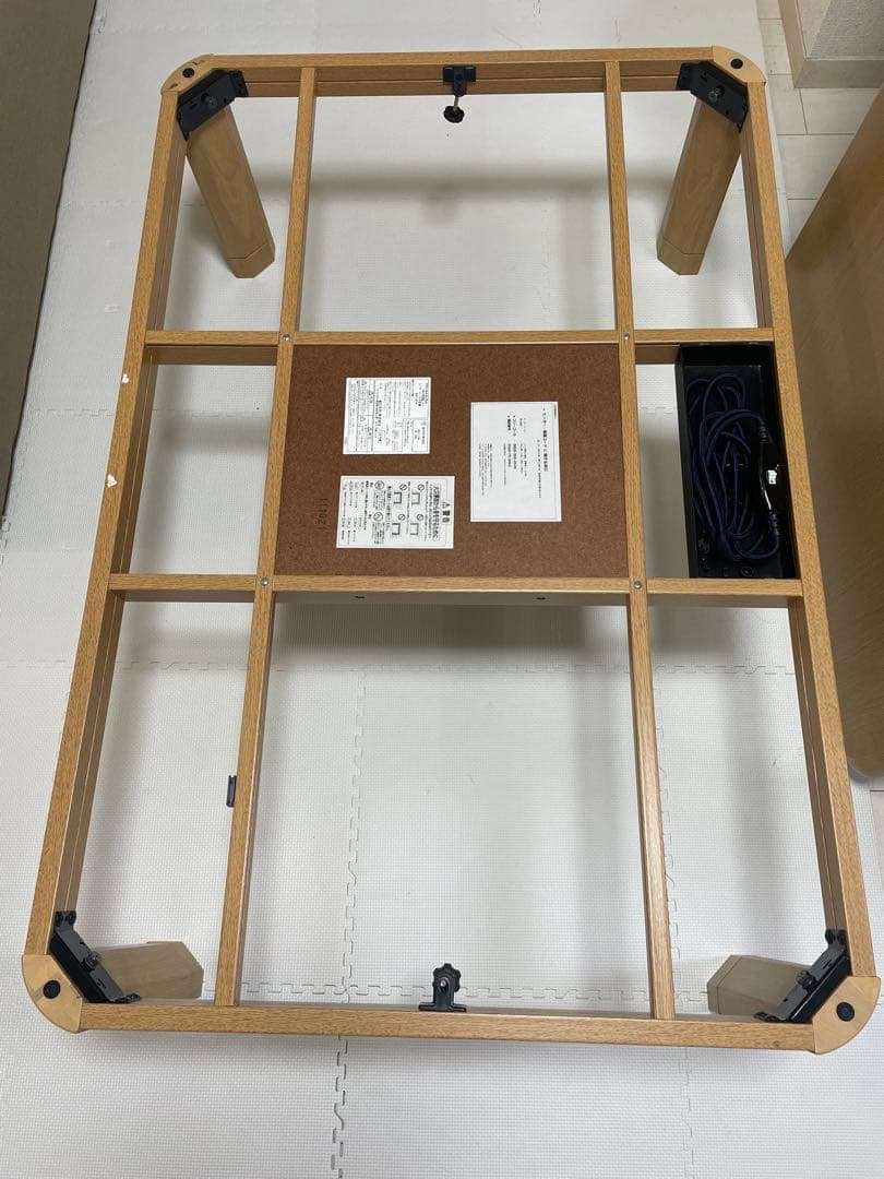 こたつ　テーブル　本体　長方形　120×80