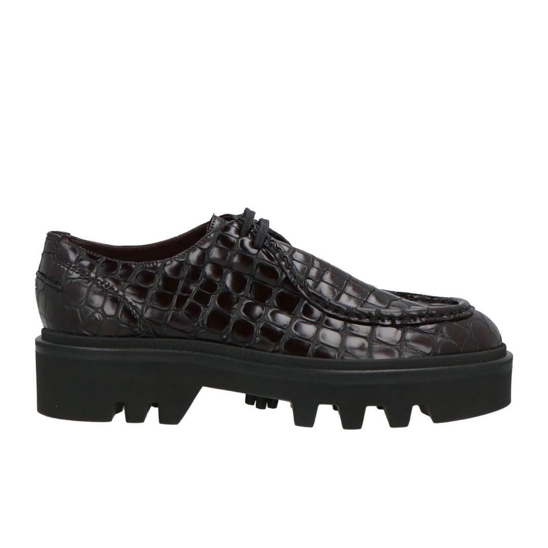 DRIES VAN NOTEN クロコダイル風ローファー
