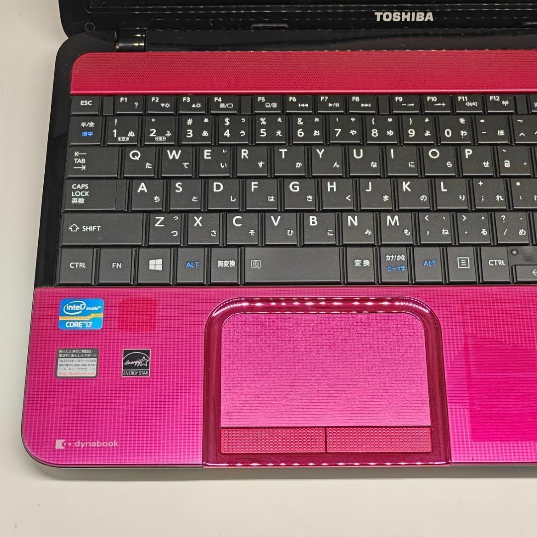 【東芝】T552 高速i7 SSD512GB 16GB ピンク ノートPC