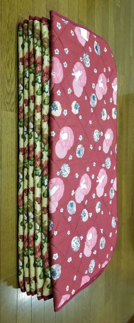 こたつペット、こたつ中敷き、6枚組、正方形、約94×97cm、両面リバーシブル