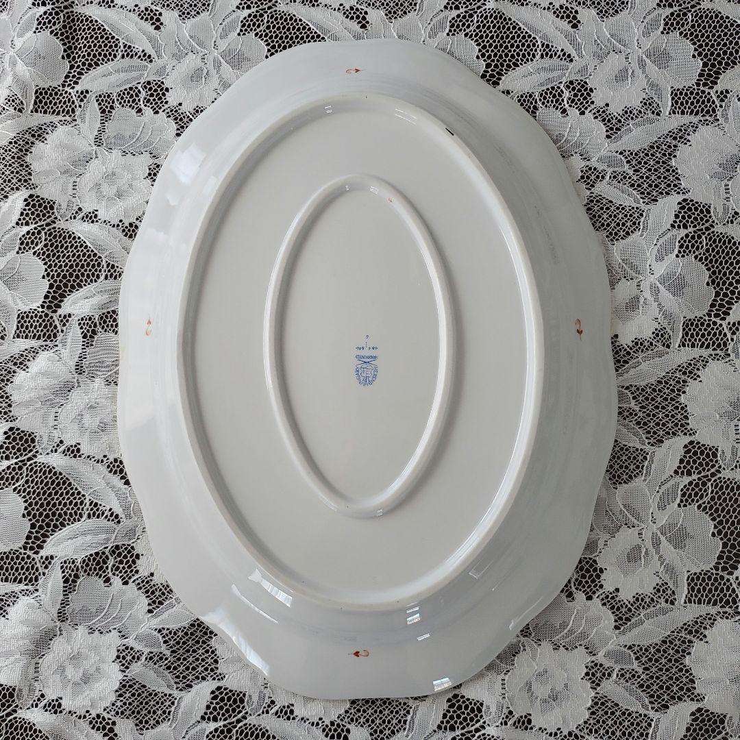希少Herend　ヘレンド アポニーオレンジ　41ｃｍオーバル サービストレイ