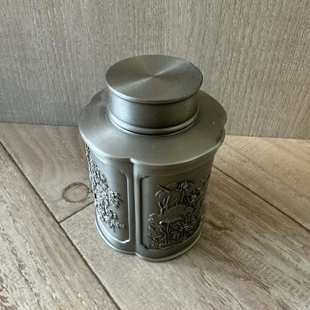ロイヤルセランゴールピューター　 selangor pewter　茶筒