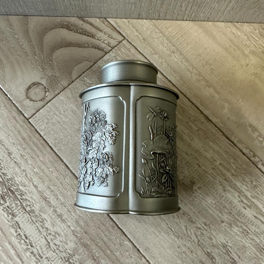 ロイヤルセランゴールピューター　 selangor pewter　茶筒