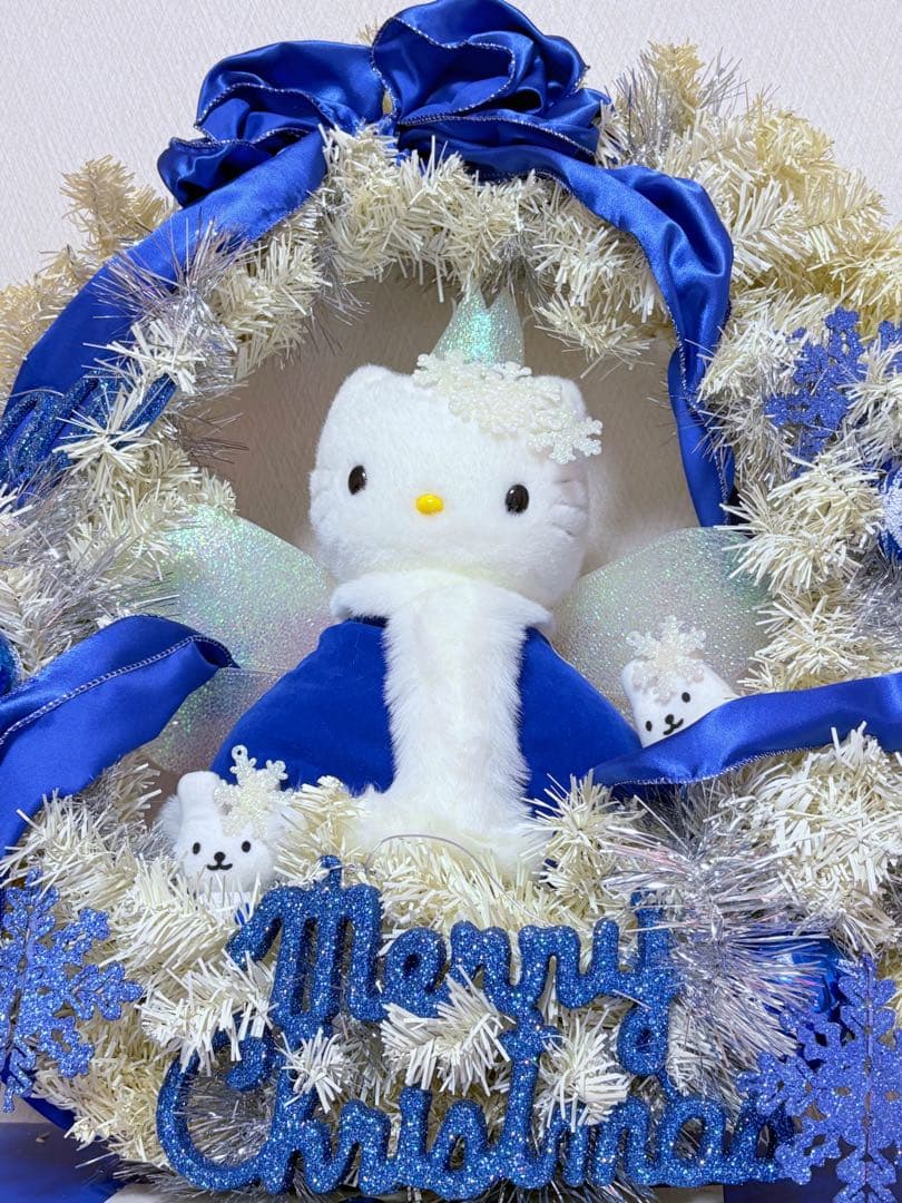 希少 ハローキティ 2000年 メモリアルリース 60cm 特大クリスマスリース