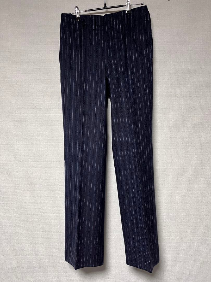70s vintage セットアップ スーツ ブーツカット ストライプ