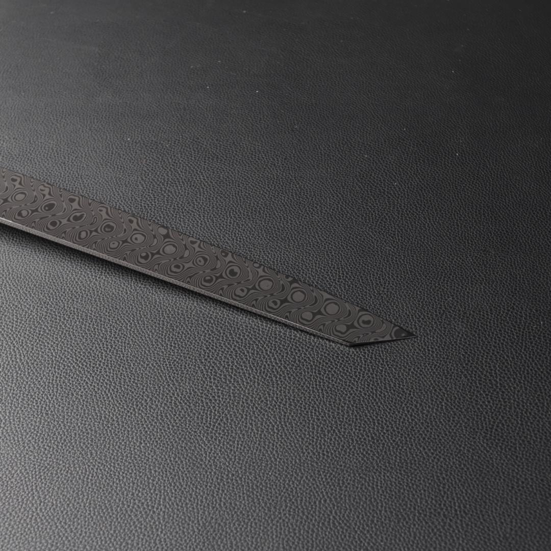 9630marlboro-1188ダマスカス切付包丁尺海流紋黒檀水牛八角柄