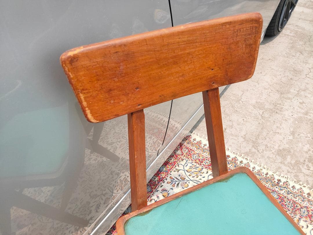 (ベリーさん専用) マルニ☆デルタチェア②☆ビンテージ☆レトロ ターコイズ