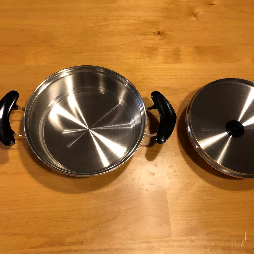 テンプトーン　エレガンス　約22cm IH対応　未使用保管品　両手鍋