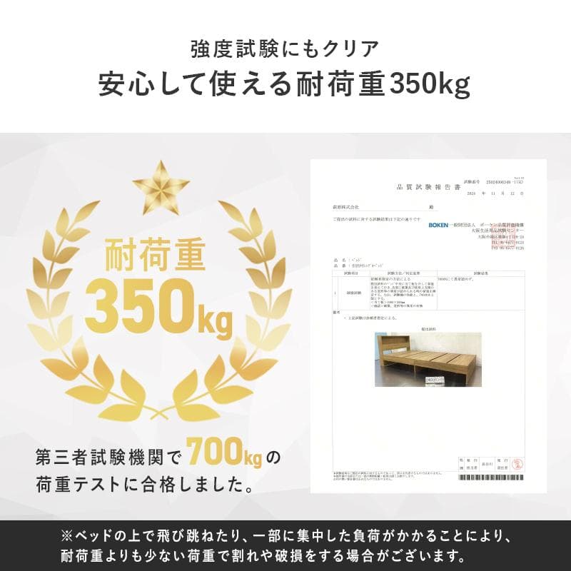 引出し付シングルベッド フレームのみ ナチュラル [8002]