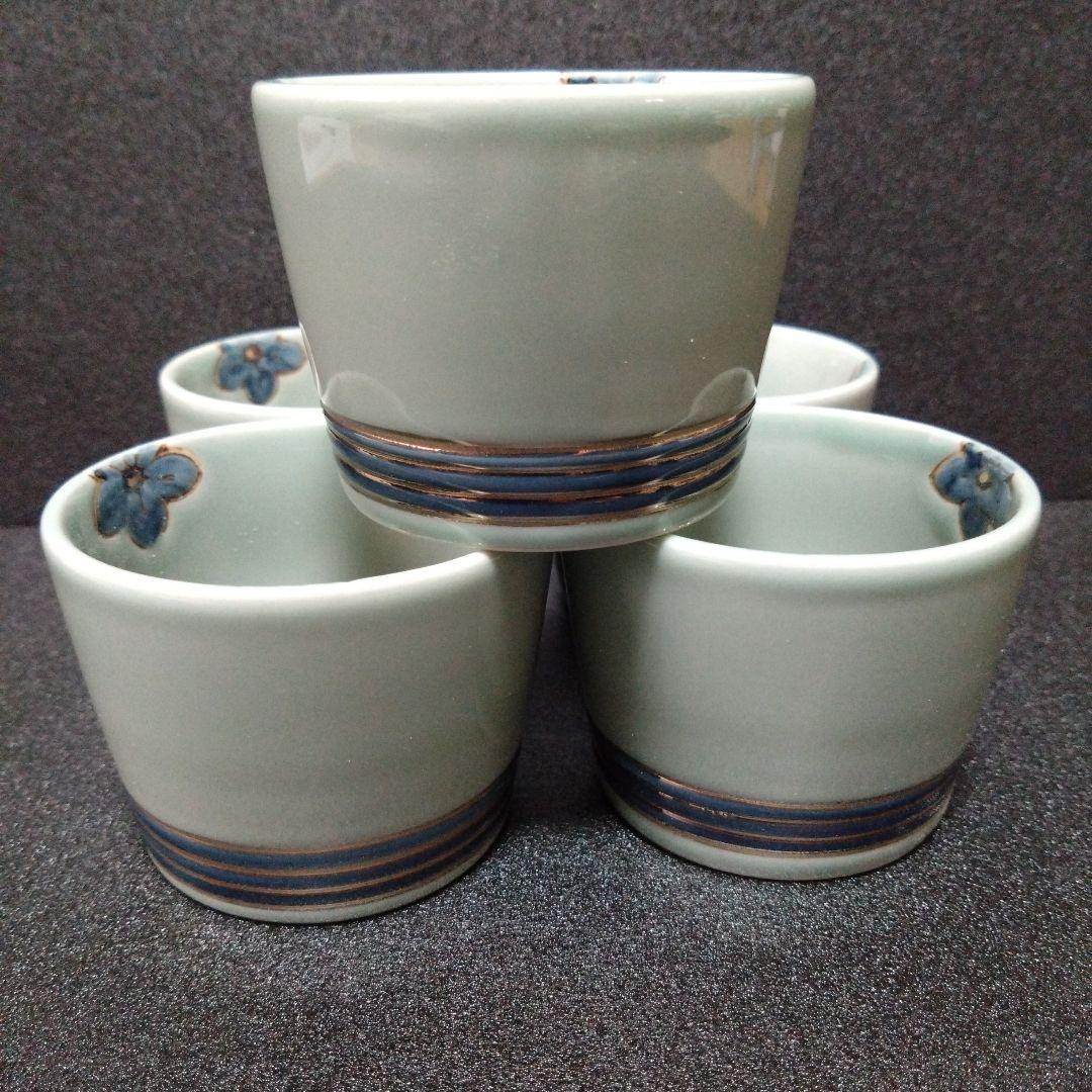 新品 波佐見焼 龍庵窯 小鉢5個 蕎麦猪口　お祝い