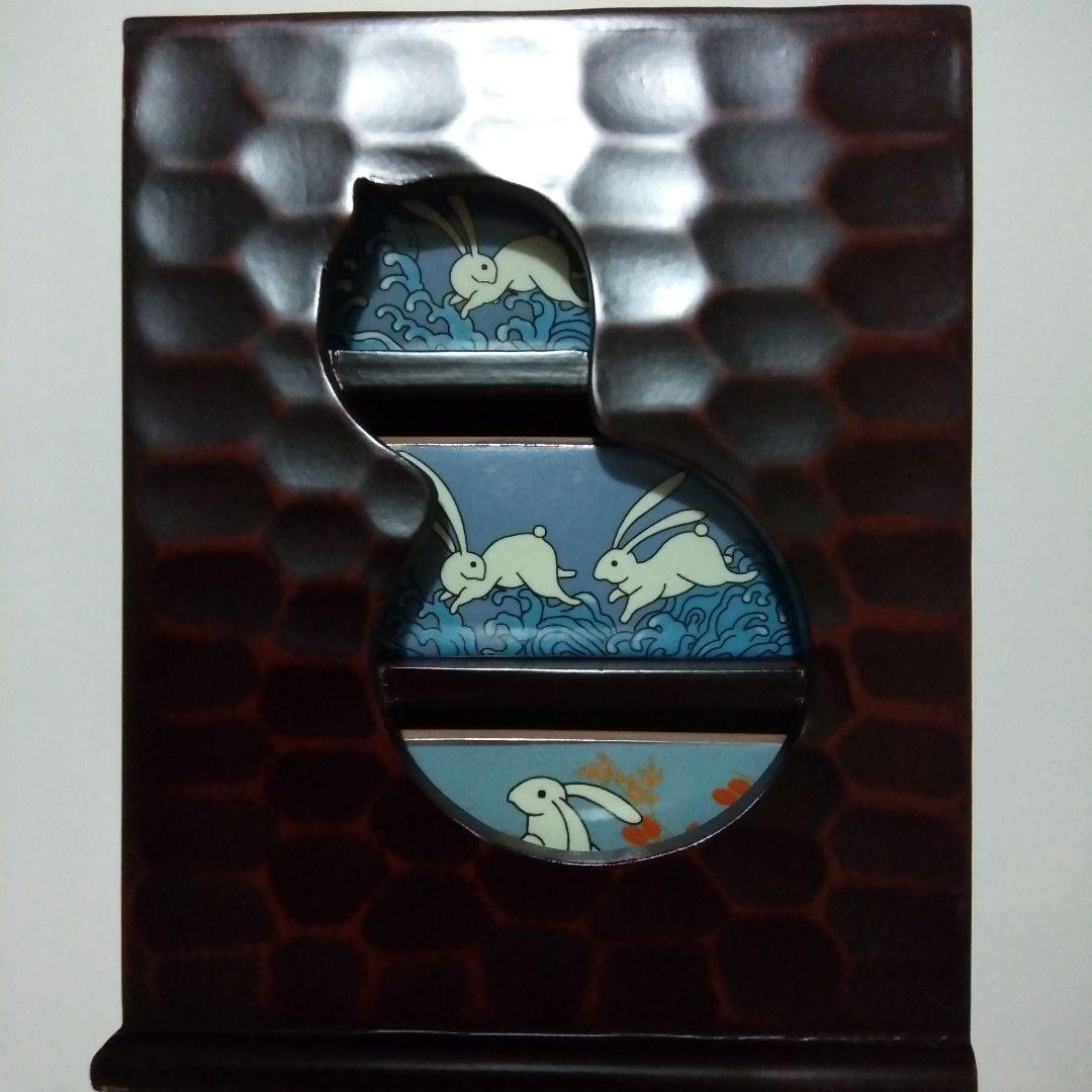 レア　貴重　新品未使用　鎌倉彫徳島工芸品　遊山箱　三段重　メルカリ便匿名配送