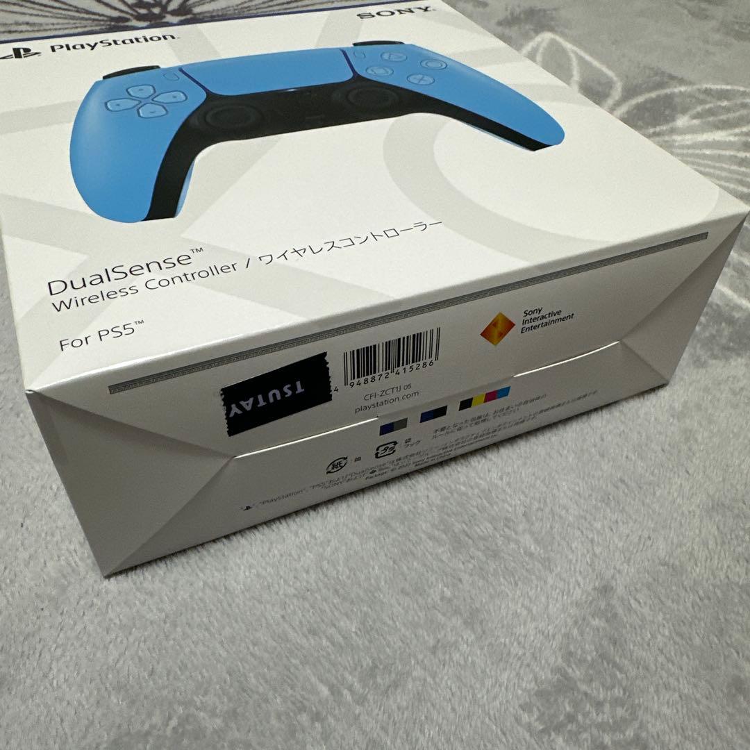 PS5 Dual Sense ワイヤレスコントローラー スターライト ブルー