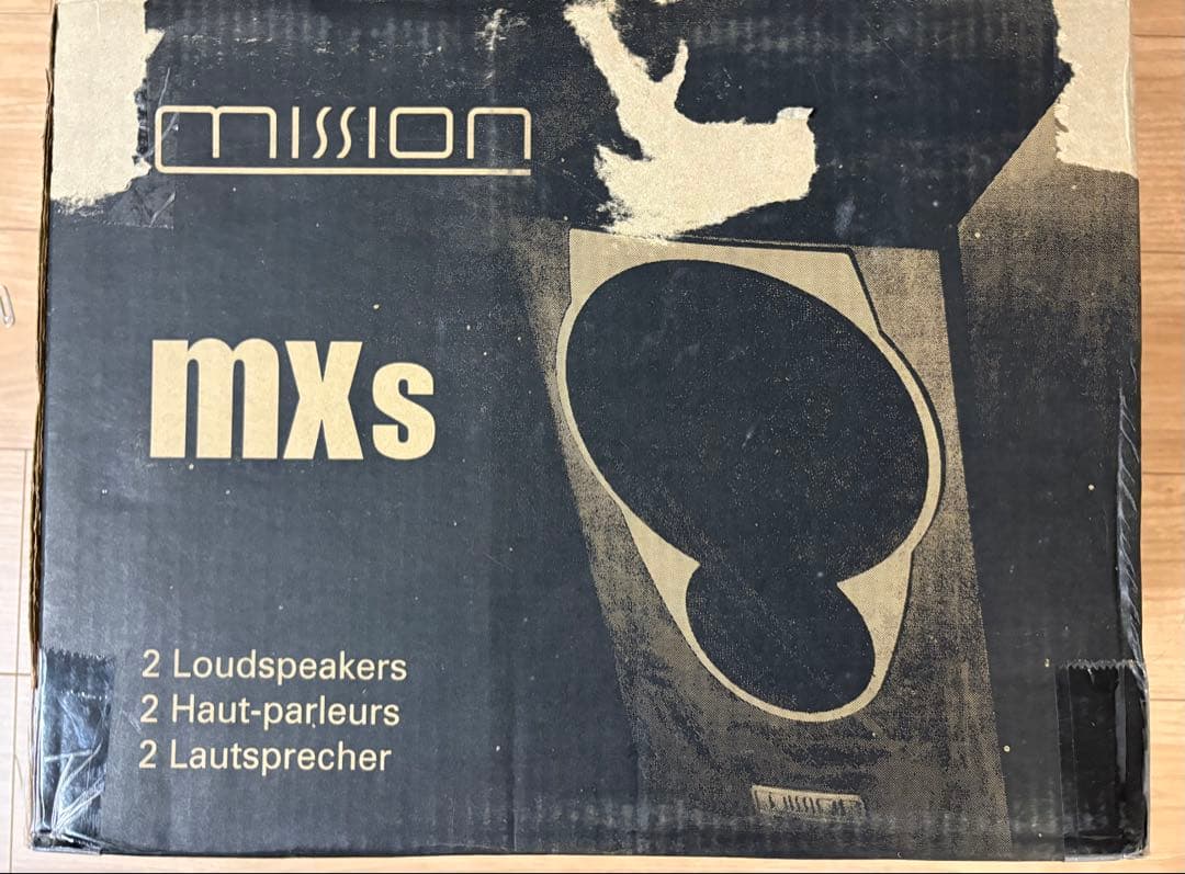 MISSION MX-S ブラック ブックシェルフスピーカー