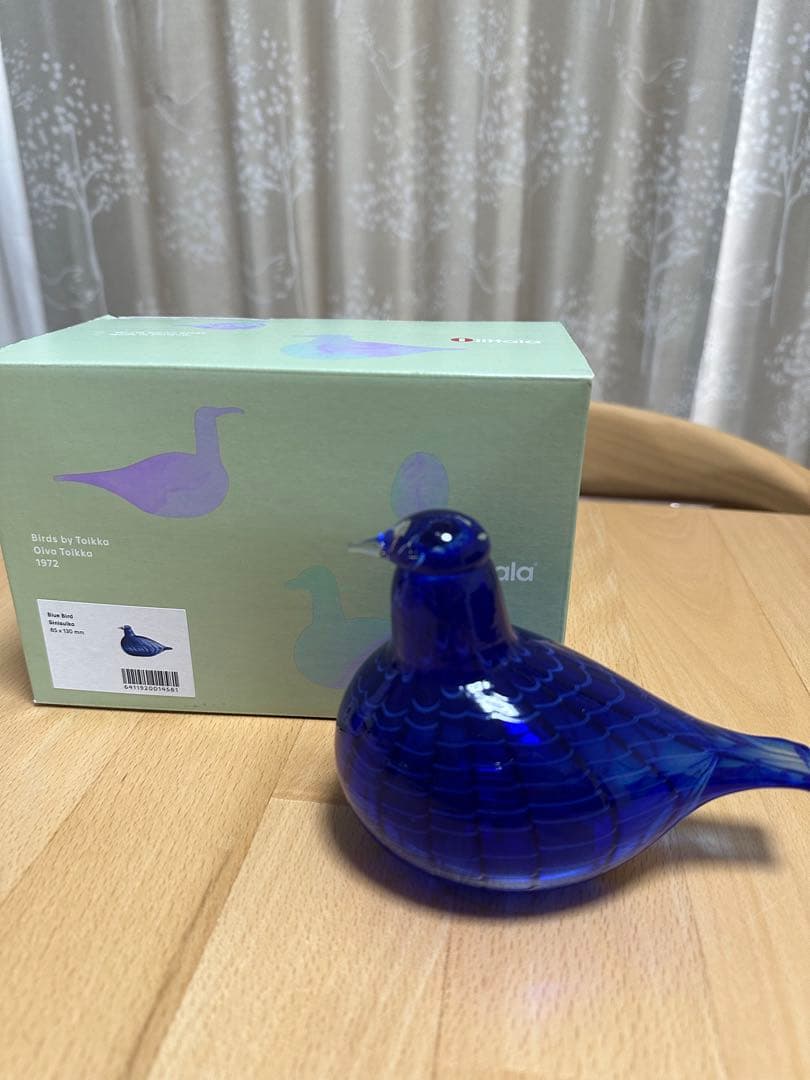 【極美品/完売】最安値！イッタラBlue Bird　オイバトイッカ　ルリコマドリ
