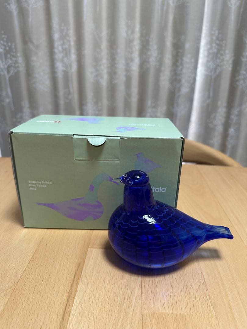 【極美品/完売】最安値！イッタラBlue Bird　オイバトイッカ　ルリコマドリ
