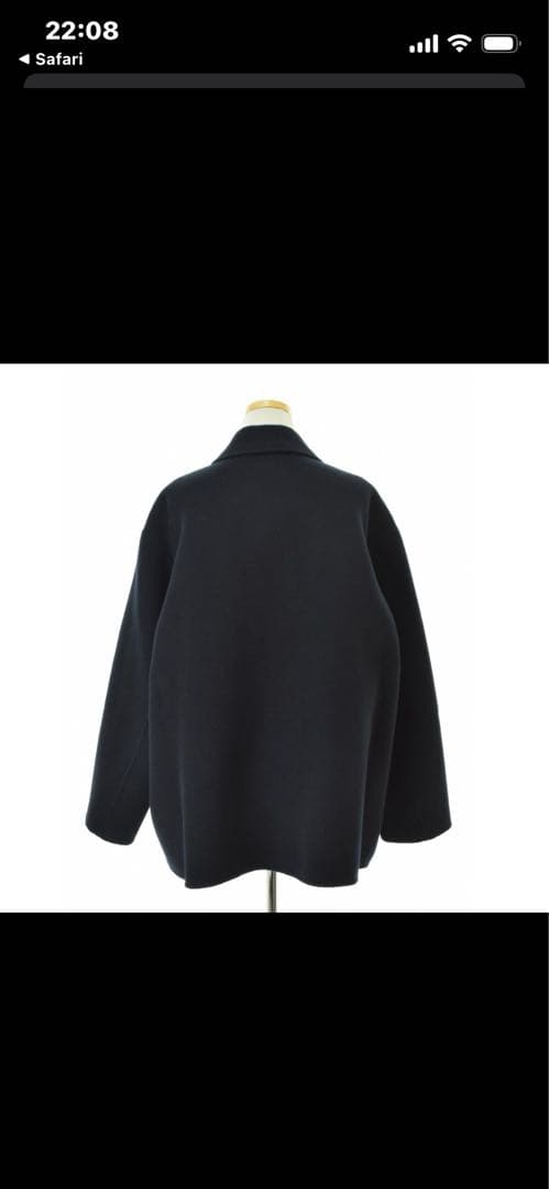 ロリエットH/M SINGLE BRESTED SHORT RANCH COAT