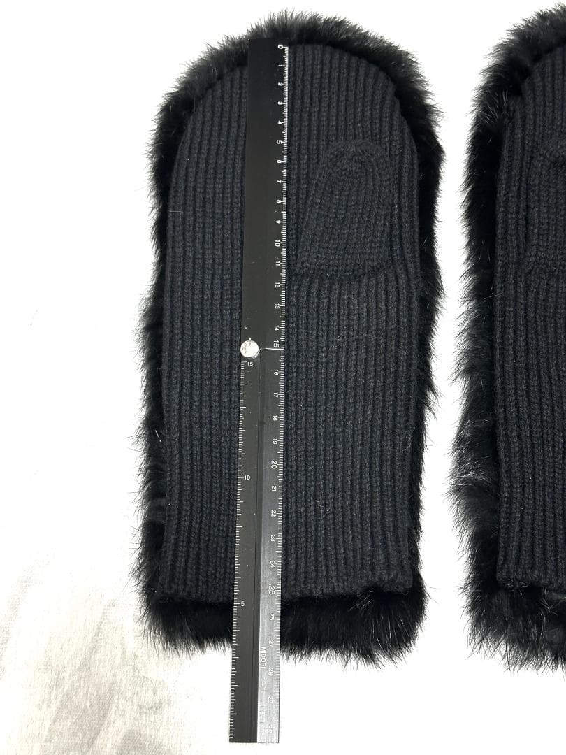 ✨アーカイヴ✨ ヨウジヤマモト　00aw　ラビットファー　ミトン　手袋