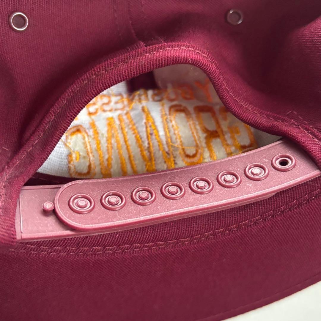 デッドストック K-PRODUCTS キャップ USA製 マルーン 帽子 刺繍