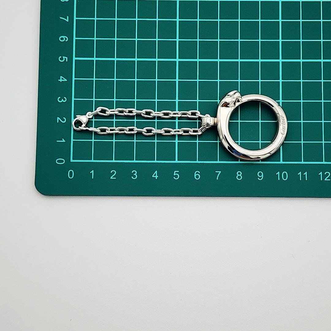 極美品 ★Cartier★ チャーム パンテール チェーン シルバー