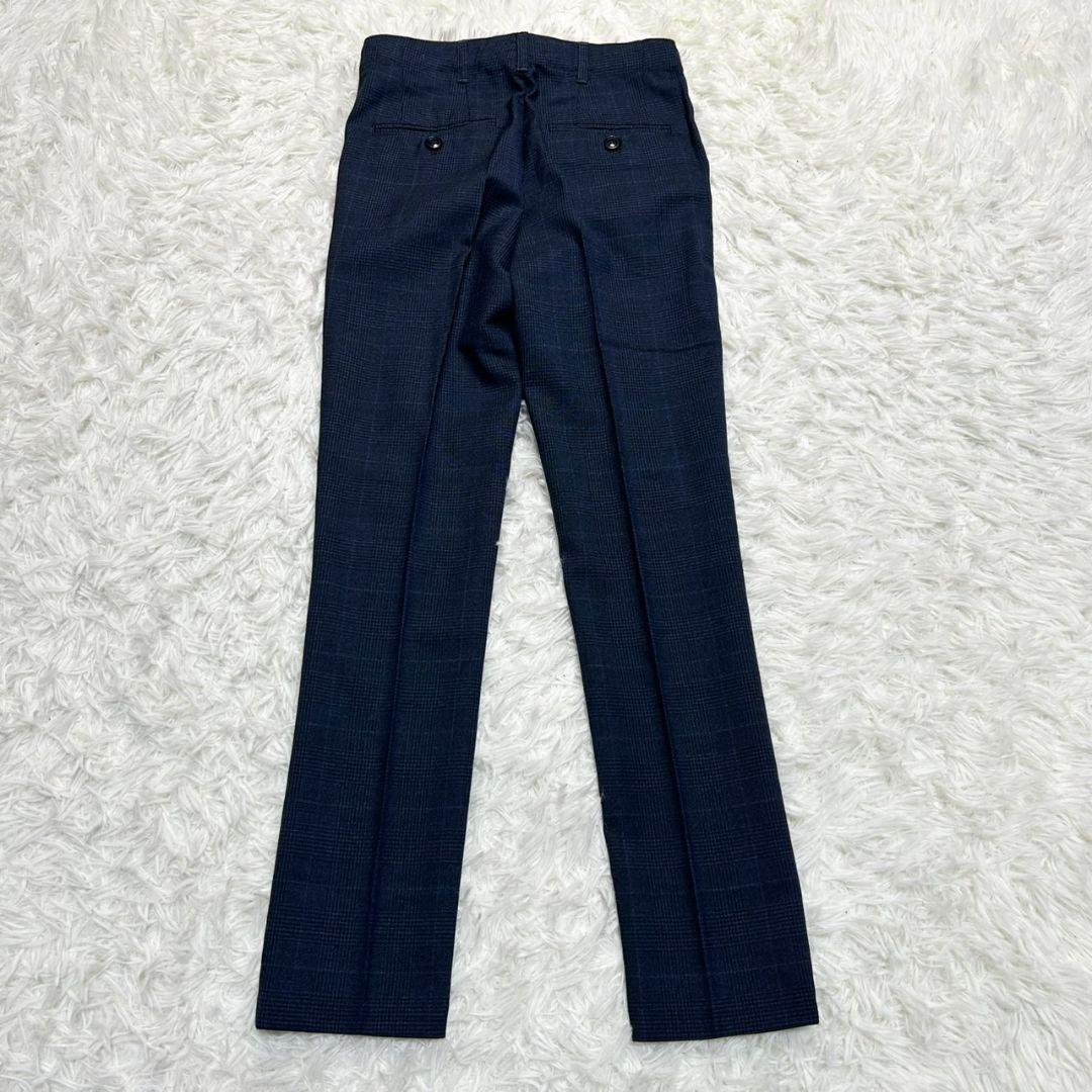 【極美品】バーバリー フォーマル スーツ キッズ 140 ネイビー 卒服